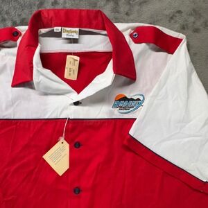 King Louie Phoenix Raceway Shirt Racing Nascar Pit Crew Button Up‎ XXL